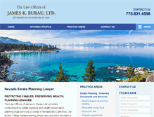 Tablet Screenshot of jamesburau.com